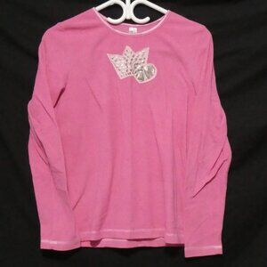 GEORGE | large (14-16) | Soft and Lightweight Fleece Pajama Top | Crown & Heart